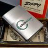 Bật Lửa Zippo Cổ Đồng Khối Mạ Chrome Phay Xước Khắc Ắn Mòn Phủ Sơn Nguyên Zin Chính Hãng, Đời Mộc Đáy 3 Chấm Năm 1963 ZC247