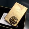 Bật Lửa Zippo Đồng Khối Bản Vintage Chặt Góc Đời V La Mã Sản Xuất Năm 1989 ZL539