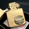 Bật Lửa Zippo Đồng Khối Bản Vintage Chặt Góc Đời V La Mã Sản Xuất Năm 1989 ZL539