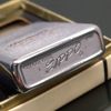 Bật Lửa Zippo Cổ Đồng Khối Mạ Chrome Phay Xước Khắc Ắn Mòn Phủ Sơn Nguyên Zin Chính Hãng, Đời 2 Vạch Thẳng Năm 1972 ZC250