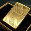Bật Lửa Zippo Đồng Khối Mạ Vàng Gold Plated Đời 10 La Mã Sản Xuất Năm 1994 ZL538