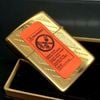 Bật Lửa Zippo Đồng Khối Mạ Vàng Gold Plated Đời 10 La Mã Sản Xuất Năm 1994 ZL538