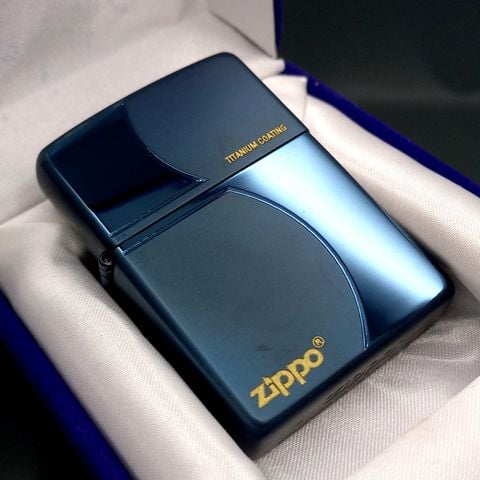 Bật Lửa Zippo Đồng Khối Phủ Titanium Coating Năm 2014 ZN151