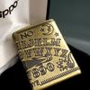 Bật Lửa Zippo 49001 Armor MultiCut Ouija Board Antique Brass Z266