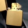 Bật Lửa Zippo Đồng Khối Solid Brass Chu Niên 1932 - 1987 Trơn Phay Xước 2 Mặt Hiếm Gặp Sản Xuất Năm 1987  ZL544