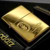 Bật Lửa Zippo Đồng Khối Solid Brass Chủ Đề Tầu Chiến Nguyên Zin Chính Hãng Hiếm Gặp Đời IX La Mã Sản Xuất Năm 1993 ZL545