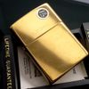 Bật Lửa Zippo Đồng Khối Trơn 2 Mặt Đời XII La Mã Sản Xuất Năm 1996 ZL546