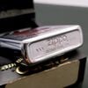 Bật Lửa Zippo Cổ Đồng Khối Mạ Chrome Phay Xước Khắc Ắn Mòn Phủ Sơn Nguyên Zin Chính Hãng, Đời 6 Vạch Huyền Năm 1984 ZC251