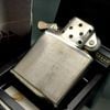 Bật Lửa Zippo Cổ Đồng Khối Mạ Chrome Phay Xước Khắc Ắn Mòn Phủ Sơn Nguyên Zin Chính Hãng, Đời 6 Vạch Huyền Năm 1984 ZC251