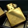 Bật Lửa Zippo Đồng Khối Marlboro Bản Xuất Châu Âu Đời XIV La Mã Năm 1998 Hiếm Gặp ZL548