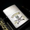 Bật Lửa Zippo Cổ Đồng Khối Mạ Chrome Phay Xước Khắc Ắn Mòn Phủ Sơn Chủ Đề Biệt Đội Hiếm Gặp Nguyên Zin Chính Hãng, Đời X La Mã Sản Xuất Năm 1994 ZL547