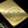 Bật Lửa Zippo Đồng Khối Solid Brass Chu Niên 1932 - 1990 Khắc Ăn Mòn Chủ Đề Tầu Chiến 2 Mặt Hiếm Gặp Nguyên Zin Chính Hãng ZL459