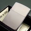 Bật Lửa Zippo Đồng Khối Mạ Chrome Bóng Trơn 2 Mặt Đời VIII La Mã Năm 1992 ZL550