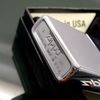 Bật Lửa Zippo Đồng Khối Mạ Chrome Bóng Trơn 2 Mặt Đời VIII La Mã Năm 1992 ZL550