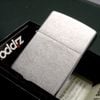 Bật Lửa Zippo Đồng Khối Mạ Chrome Phay Xước Trơn 2 Mặt Đời X La Mã Năm 1994 ZL555