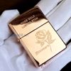 Zippo Rose Gold Lustre Etch Bloomers XIV 1998 Mạ Vàng Hồng Hiếm ZQH135