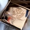 Zippo Rose Gold Lustre Etch Bloomers XIV 1998 Mạ Vàng Hồng Hiếm ZQH135