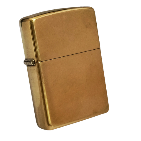 Bật Lửa Zippo Đồng Khối Trơn Bóng 2 Mặt Đời XI La Mã Năm 1995 ZL564