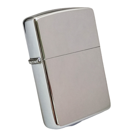 Bật Lửa Zippo Đồng Khối Mạ Chrome Bóng Trơn 2 Mặt Đời VII La Mã Năm 1991 ZL560