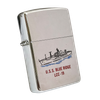 Bật Lửa Zippo Đồng Khối Mạ Chrome Bóng Tầu Chiến 2 Mặt Hiếm Gặp Đời VII La Mã Năm 1991 ZL562