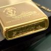 Bật Lửa Zippo Đồng Khối Chủ Đề Tầu Chiến Mạ Vàng Gold Plated Hiếm Gặp Đời VII La Mã Năm 1991 ZQH142