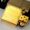 Bật Lửa Zippo Đồng Khối Trơn Bóng 2 Mặt Đời XI La Mã Năm 1995 ZL564