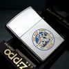 Bật Lửa Zippo Đồng Khối Mạ Chrome Bóng Tầu Chiến 2 Mặt Hiếm Gặp Đời VII La Mã Năm 1991 ZL562