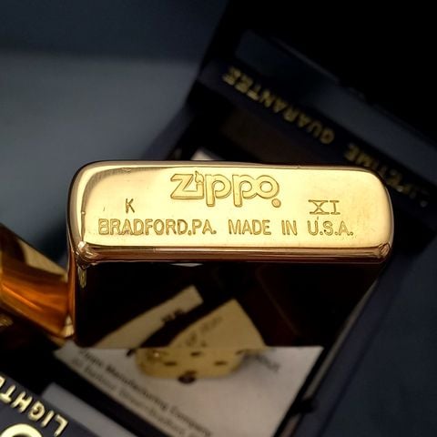 Bật Lửa Zippo Đồng Khối Bản Đặc Biệt Dành Cho Nhân Viên Nhà Máy Zippo Cực Hiếm Gặp Đời XI La Mã Sản Xuất Năm 1995 ZQH138