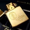 Bật Lửa Zippo Đồng Khối Chủ Đề Tầu Chiến Mạ Vàng Gold Plated Hiếm Gặp Đời VIII La Mã Năm 1992 ZQH141