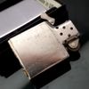 Bật Lửa Zippo Đồng Khối Mạ Chrome Phay Xước Trơn 2 Mặt Đời III La Mã Năm 1988 ZL561