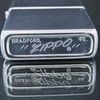 Bật Lửa Zippo Cổ Đồng Khối Mạ Chrome Trơn Bóng 2 Mặt Năm 1978 Đời 4 Vạch Sắc ZC237