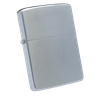 Bật Lửa Zippo Cổ Đồng Khối Mạ Chrome Phay Xước Trơn Hai Mặt Năm 1970 Đời 4 Vạch Thẳng ZC262