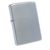 Bật Lửa Zippo Cổ Đồng Khối Mạ Chrome Phay Xước Trơn Hai Mặt Năm 1981 Đời 1 Vạch Sắc ZC263