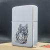 Bật Lửa Zippo Cổ Đồng Khối Mạ Chrome Phay Xước Khắc Ăn Mòn Phủ Sơn Năm 1978 Đời 4 Vạch Sắc ZC252