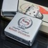 Bật Lửa Zippo Cổ Đồng Khối Mạ Chrome Phay Xước Khắc Ăn Mòn Phủ Sơn Năm 1969 Đời 5 Vạch Thẳng ZC254