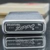 Bật Lửa Zippo Cổ Đồng Khối Mạ Chrome Phay Xước Khắc Ăn Mòn Phủ Sơn Năm 1969 Đời 5 Vạch Thẳng ZC254
