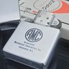 Bật Lửa Zippo Cổ Đồng Khối Mạ Chrome Phay Xước Khắc Ăn Mòn Phủ Sơn Năm 1971 Đời 3 Vạch Thẳng ZC258