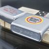 Bật Lửa Zippo Cổ Đồng Khối Mạ Chrome Phay Xước Khắc Ăn Mòn Phủ Sơn Năm 1969 Đời 5 Vạch Thẳng ZC259