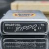 Bật Lửa Zippo Cổ Đồng Khối Mạ Chrome Phay Xước Khắc Ăn Mòn Phủ Sơn Năm 1969 Đời 5 Vạch Thẳng ZC259
