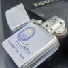 Bật Lửa Zippo Đồng Khối Mạ Chrome Bóng Khắc Ăn Mòn Phủ Sơn Tầu Chiến Năm 1988 Đời IV La Mã ZL567