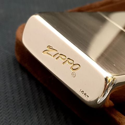 Bật Lửa Zippo Vàng Đúc Nguyên Khối 14KT Cực Hiếm Gặp Giá Trị Sưu Tầm Cực Cao ZQHU62 Đã Qua Sử Dụng