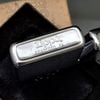 Bật Lửa Zippo Cổ Đồng Khối Mạ Chrome Phay Xước Trơn Hai Mặt Năm 1981 Đời 1 Vạch Sắc ZC263