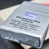 Bật Lửa Zippo Cổ Đồng Khối Mạ Chrome Phay Xước Khắc Ăn Mòn Phủ Sơn Năm 1968 Đời 6 Vạch Thẳng ZC267