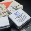 Bật Lửa Zippo Cổ Đồng Khối Mạ Chrome Phay Xước Khắc Ăn Mòn Phủ Sơn Năm 1968 Đời 6 Vạch Thẳng ZC267