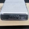 Bật Lửa Zippo Cổ Đồng Khối Mạ Chrome Phay Xước Trơn Hai Mặt Năm 1983 Đời 7 Vạch Huyền ZC269