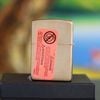 BẬT LỬA ZIPPO BRASS PHAY XƯỚC RỒNG VÀNG NĂM 2019 Z45
