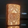 Bật Lửa Zippo Đồng Đỏ Solid Copper Khắc Sủi Tay Thủ Công 5 Mặt Đã Qua Sử Dụng, SX năm 2003 ZQHU108