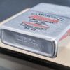 Bật Lửa Zippo Cổ Đồng Khối Mạ Chrome Phay Xước Khắc Ăn Mòn Phủ Sơn 2 Mặt Hiếm Gặp Năm 1982 Đời 8 Vạch Huyền ZC275