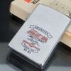 Bật Lửa Zippo Cổ Đồng Khối Mạ Chrome Phay Xước Khắc Ăn Mòn Phủ Sơn 2 Mặt Hiếm Gặp Năm 1982 Đời 8 Vạch Huyền ZC275