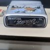 Bật Lửa Zippo Cổ Đồng Khối Mạ Chrome Phay Xước Khắc Ăn Mòn Phủ Sơn Chủ Đề Hiếm Gặp Năm 1979 Đời 3 Vạch Sắc ZC276